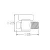 29452-G - GRAY - 1/4" Male NPT Valve - Pack of 10 - Image 2