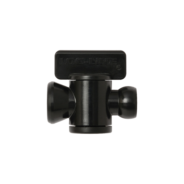 29454-BLK - BLACK - 1/4" In-Line Valve - Pack of 10
