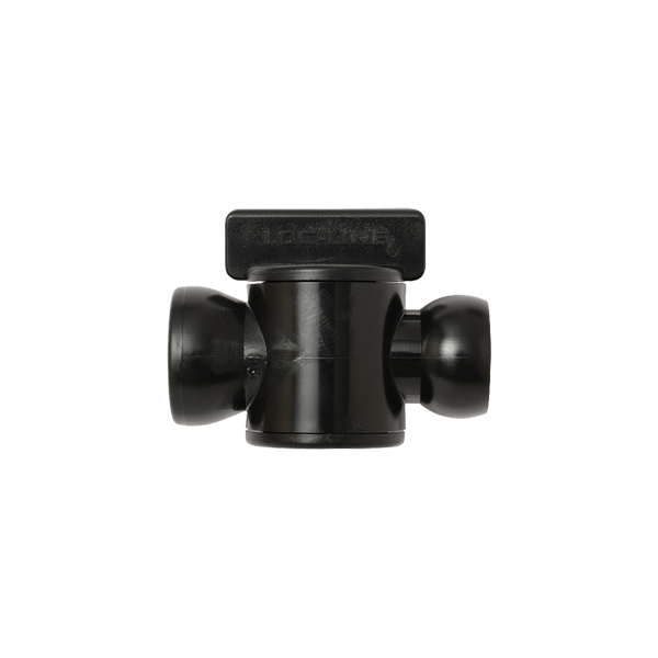 39854-BLK - BLACK - 1/2" In-Line Valve - Pack of 10