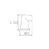 49441-BLK - BLACK - 1/4" 90 Degree Nozzle,1/4"System - Pack of 20 - Image 3