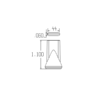 41484 - 1/4" Flat Slot 60 Nozzle - Pack of 4 - Image 3