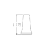 45404 - 1/4" Acid Resistant Round Nozzle - Pack of 4 - Image 2