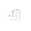 45415 - 1/4" Acid Resistant Elbow - Pack of 2 - Image 2