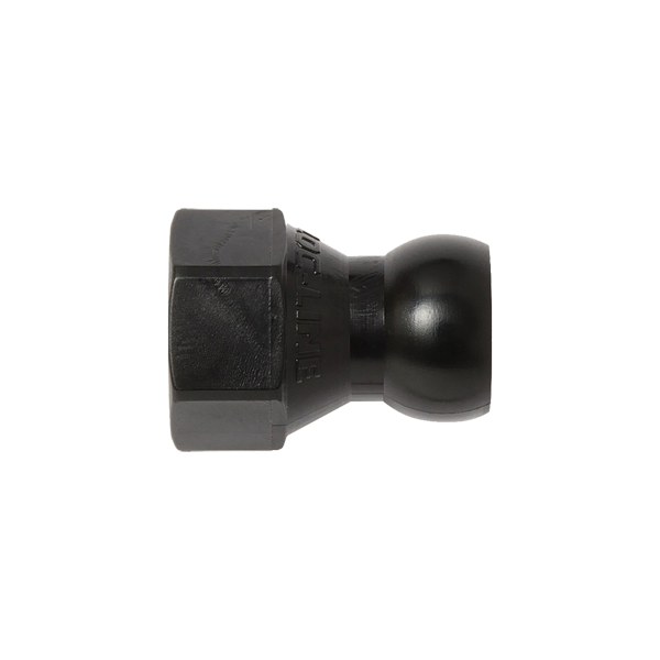 49434-BLK - BLACK - 1/4" SAE Flare Nut Adapter - Pack of 20
