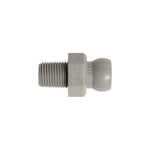 49437-G - GRAY - 1/8" BSPT Connector - Pack of 50