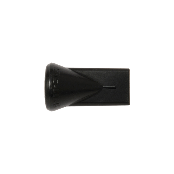 49451-BLK - BLACK - 1/4" Flat Slot 40 Nozzle - Pack of 20