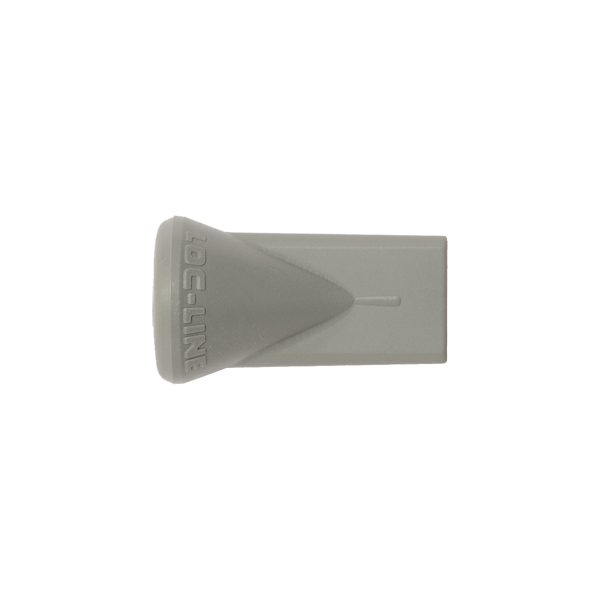 49451-G - GRAY - 1/4" Flat Slot 40 Nozzle - Pack of 20
