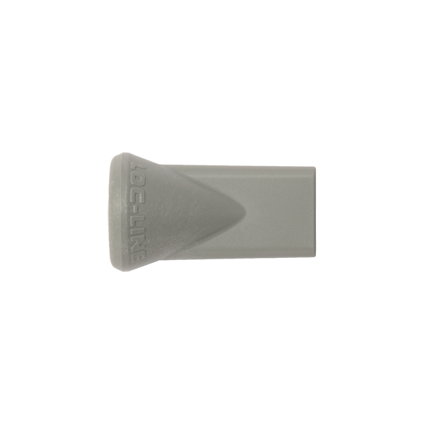 49452-G - GRAY - 1/4" Flat Slot 60 Nozzle - Pack of 20