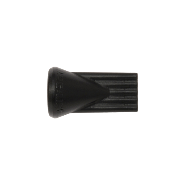 49453-BLK - BLACK - 1/4" Flat 5 Hole Nozzle - Pack of 20