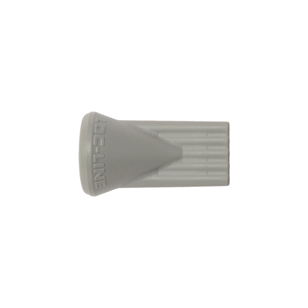 49453-G - GRAY - 1/4" Flat 5 Hole Nozzle - Pack of 20