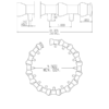 59889-G - GRAY -1/2" Side Flow Nozzle - Pack of 20 - Image 3