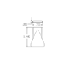 51840 - 1/2" Flat Slot 80 Nozzle - Pack of 4 - Image 3