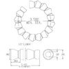 57860 - 1/2" Acid Resistant Hose Segments (59pc) Bulk 25ft - Image 2
