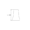 57863 - 1/2" Acid Resistant Round Nozzle - Pack of 50 - Image 2