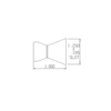 56807 - 1 1/4" Acid Resistant Flare Nozzle - Pack of 2 - Image 2