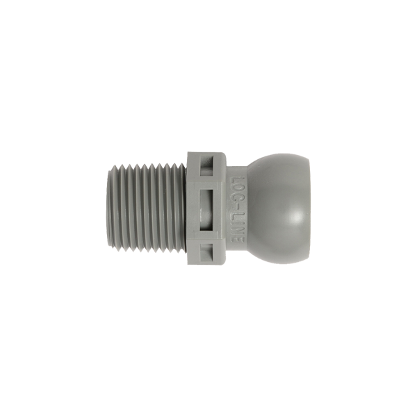 59864-G - GRAY -3/8" NPT Connector - Pack of 50