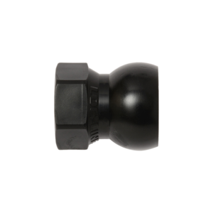 59873-BLK - BLACK -3/8" SAE Flare Nut for 1/2" System-Pack of 20