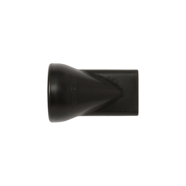 59891-BLK - BLACK - 1/2" Flat Slot 125 Nozzle - Pack of 20
