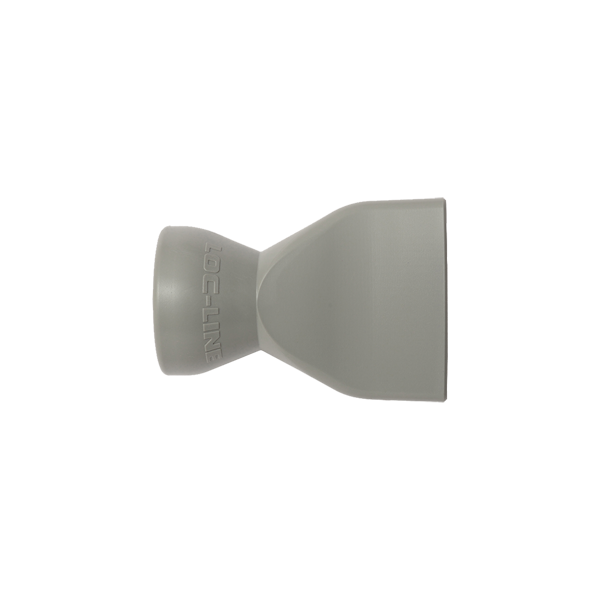 59897-G - GRAY -1 1/4" Straight Flow Nozzle - Pack of 20