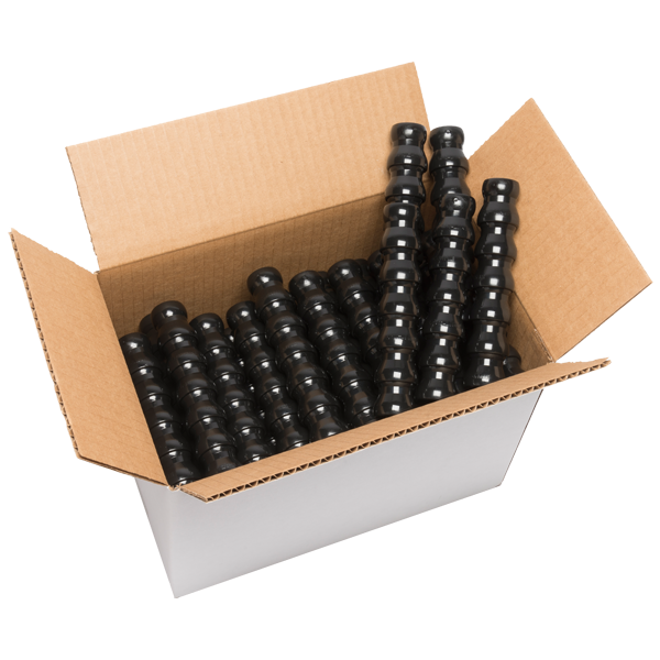 69540-BLK - BLACK - 3/4" Hose Segments (54pc) Bulk 25 ft