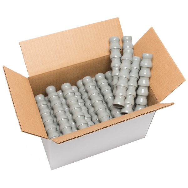 69540-G - GRAY - 3/4" Hose Segments (54pc) Bulk 25 ft