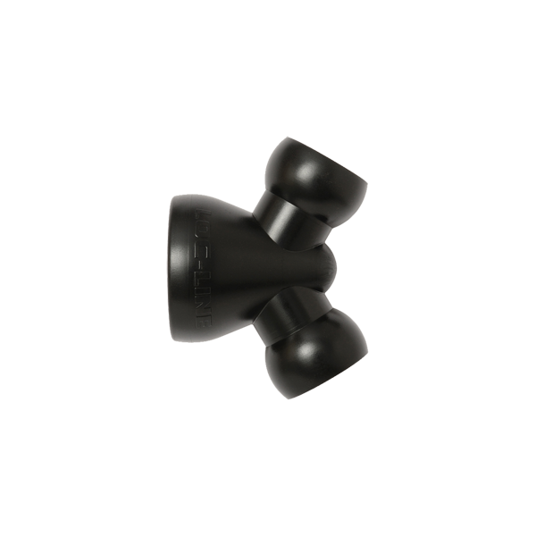69552-BLK - BLACK - 3/4" to 1/2" Y Reducer  - Pack of 20