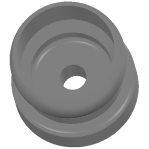 69563-G - GRAY -3/4" Fixed Mount - Pack of 20 - Image 4