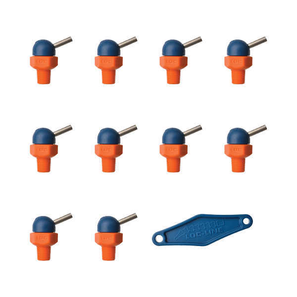 79016 - HPT (CT Style)  W/Adj Lever Noz=.086X.5 Thread= 1/8" Pack of 10