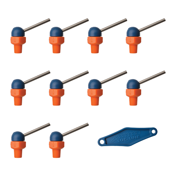 79021 - HPT (CT Style)  W/Adj Lever Noz=.117X1.25 Thread= 1/8" Pack of 10