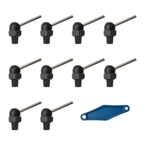 79025-BLK - HPT Black (CT Style) W/Adj Lever Noz=.160X1.25 Thread= 1/8" Pack of 10