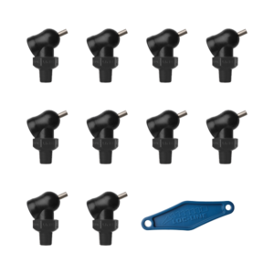 79041-BLK - HPT Black (XR Style)  W/Adj Lever Noz=.062X.25 Thread= 1/8" Pack of 10
