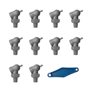79041-G - HPT Gray (XR Style)  W/Adj Lever Noz=.062X.25 Thread= 1/8" Pack of 10