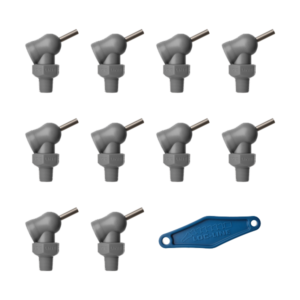 79042-G - HPT Gray (XR Style)  W/Adj Lever Noz=.062X.5 Thread= 1/8" Pack of 10