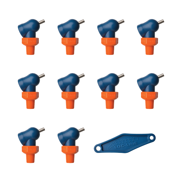 79045 - HPT (XR Style)  W/Adj Lever Noz=.086X.25 Thread= 1/8" Pack of 10