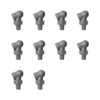 79052-BLK - HPT Black (XR Style) Noz=.160X0 Thread= 1/8" Pack of 10 - Image 2