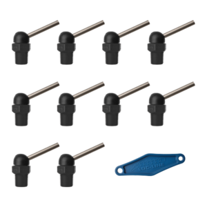 79063-BLK - HPT Black (CT Style) W/Adj Lever Noz=.062X1.25 Thread= 1/4" Pack of 10