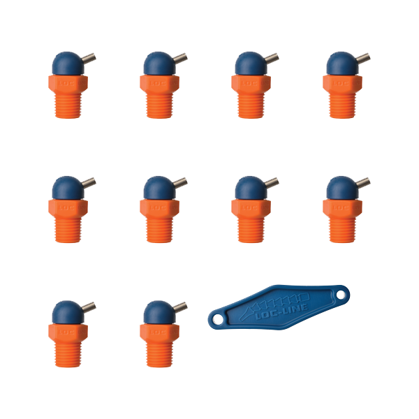 79065 - HPT (CT Style)  W/Adj Lever Noz=.086X.25 Thread= 1/4" Pack of 10