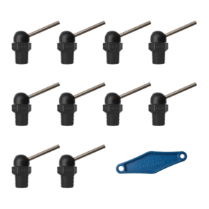 79071-BLK - HPT Black (CT Style) W/Adj Lever Noz=.117X1.25 Thread= 1/4" Pack of 10
