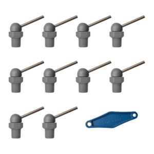 79071-G - HPT Gray (CT Style) W/Adj Lever Noz=.117X1.25 Thread= 1/4" Pack of 10