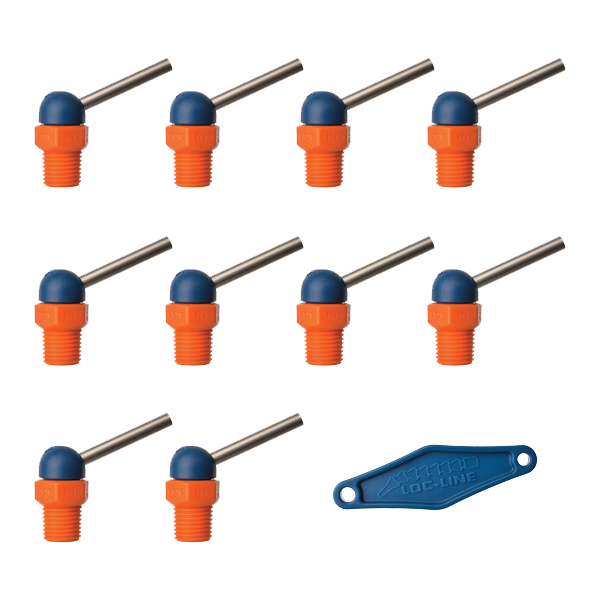 79075 - HPT (CT Style)  W/Adj Lever Noz=.160X1.25 Thread= 1/4" Pack of 10
