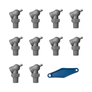 79081-G - HPT Gray (XR Style)  W/Adj Lever Noz=.062X.25 Thread= 1/4" Pack of 10