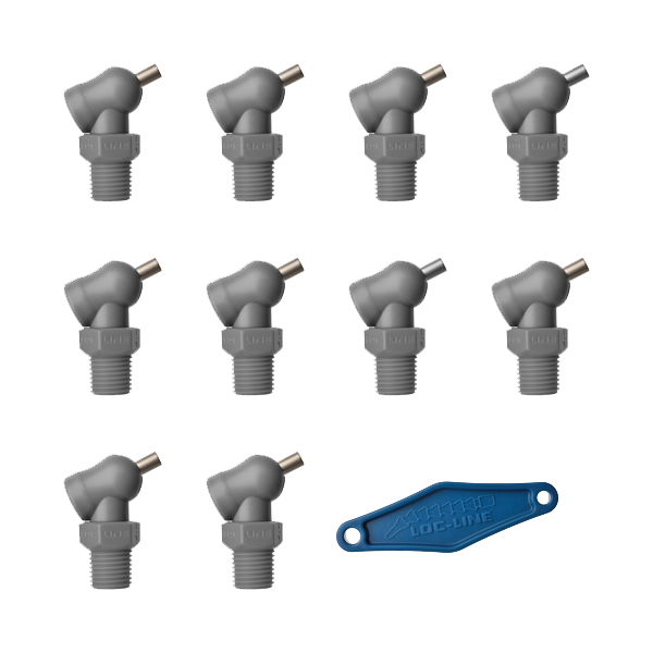 79081-G - HPT Gray (XR Style)  W/Adj Lever Noz=.062X.25 Thread= 1/4" Pack of 10