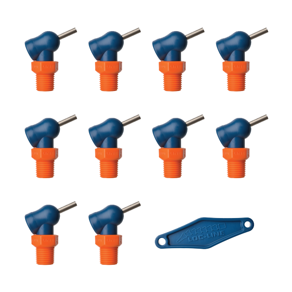 79082 - HPT (XR Style)  W/Adj Lever Noz=.062X.5 Thread= 1/4" Pack of 10