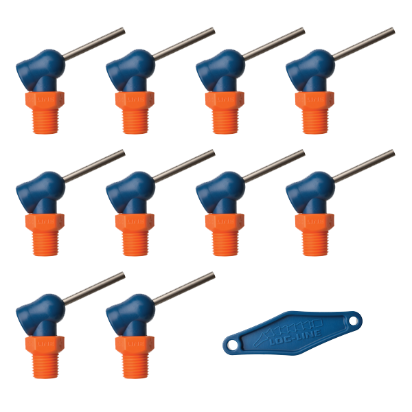 79091 - HPT (XR Style)  W/Adj Lever Noz=.117X1.25 Thread= 1/4" Pack of 10