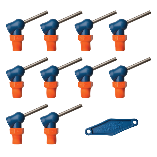 79095 - HPT (XR Style)  W/Adj Lever Noz=.160X1.25 Thread= 1/4" Pack of 10