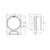 81208 - 2 1/2" Slide Valve - Pack of 1 - Image 2