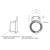 81209 - ShopVac Hose Adapter W/Mounting Tab - Pack of 1 - Image 2